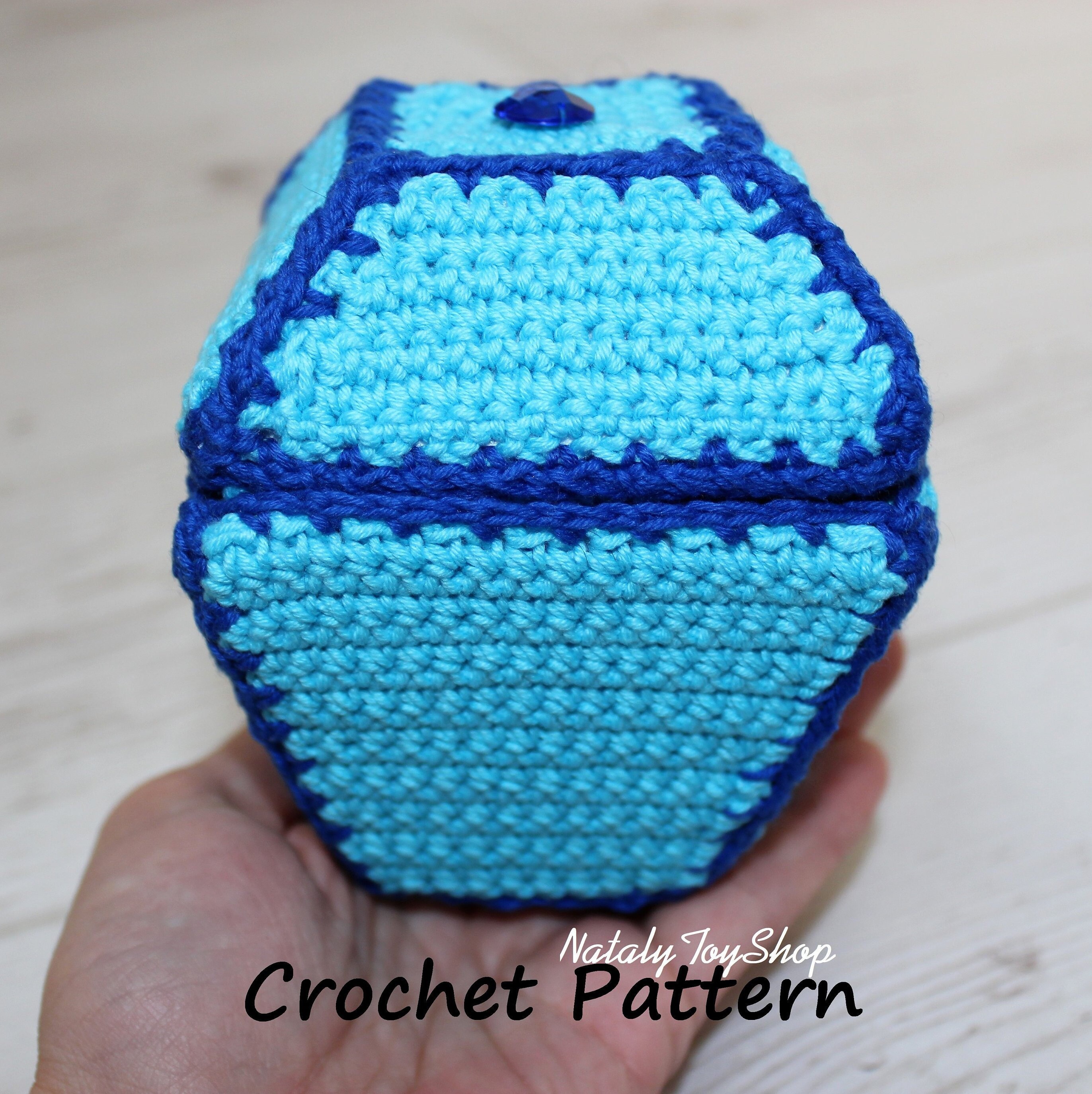 Jewelry Box Pattern Box Crochet Pattern Storage Casket For Etsy