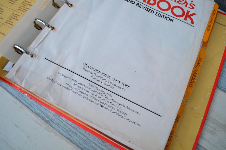 Betty Crocker's CookBook - 1980 Third Printing - New and Revised 5 Ring Spiral Edition image 3
