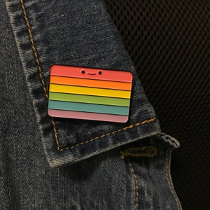 Rainbow Loner Pin