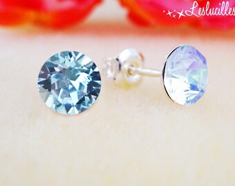 Boucles D'oreilles Puces 4 Mm En Argent Massif 925 – Poinçonnées & Garanties, Neuf Avec étiquette