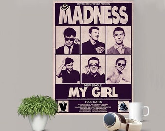 Madness 1979 Early Concert - Prints or Posters available in both UK & USA Sizes