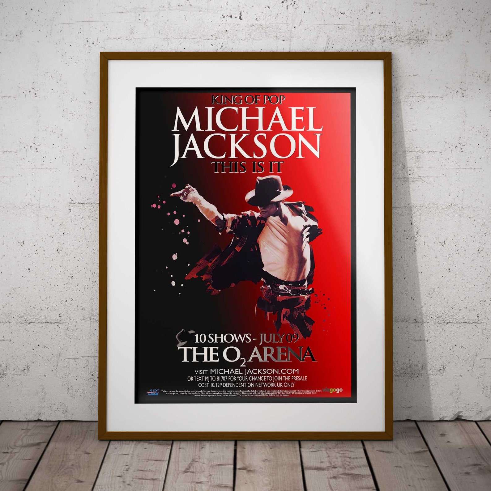 Michael Jackson This Is It Tour London UK Concert Poster Three Etsy