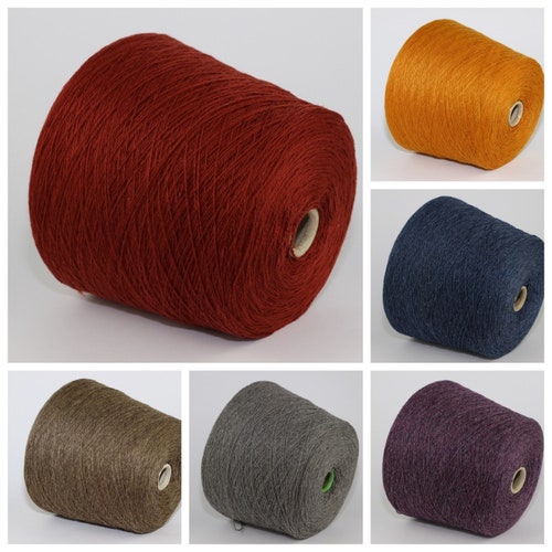 100 Cashmere Yarn Cariaggi italy on Cone Supersoft Etsy