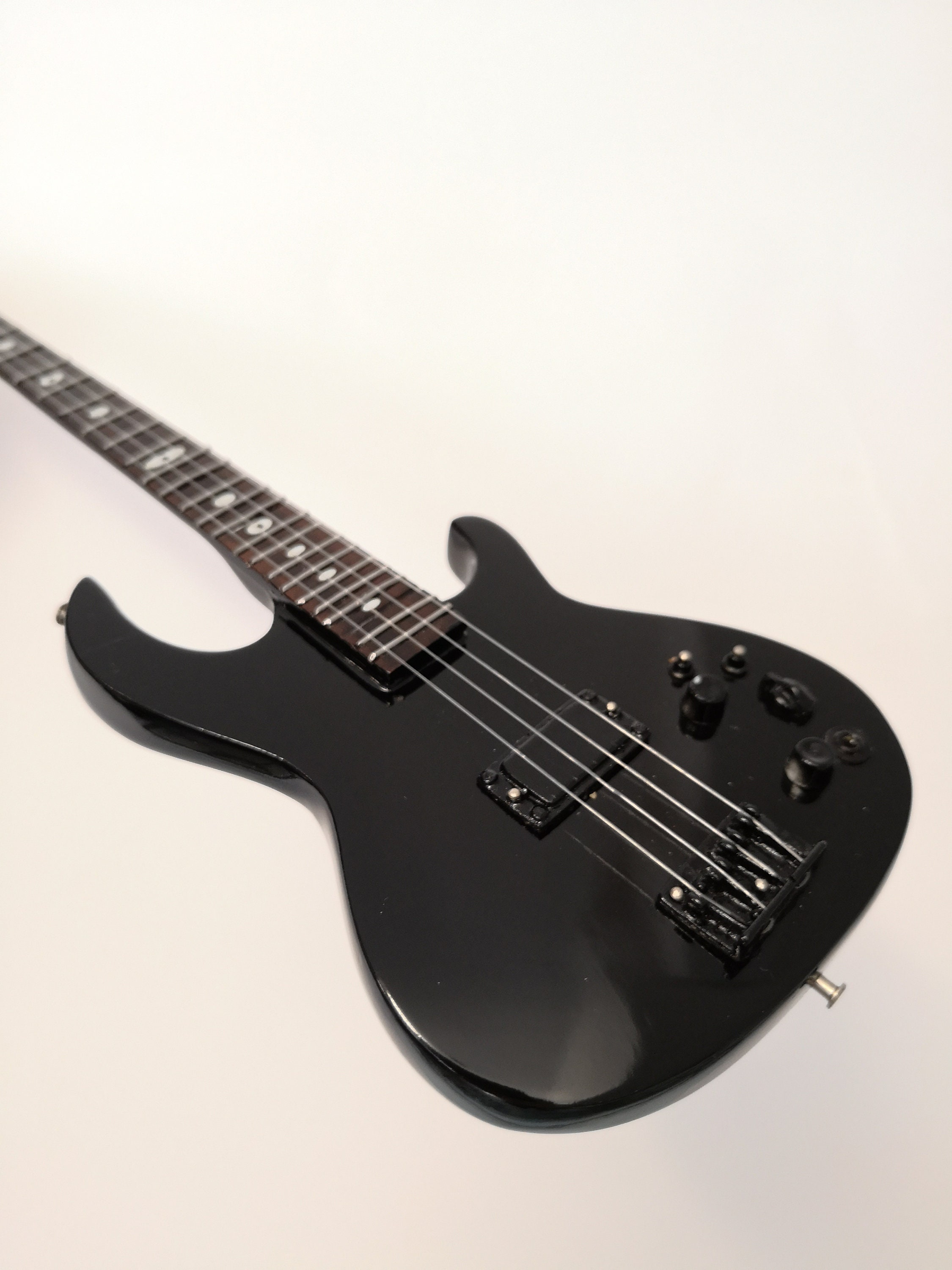 Cliff Burton Metallica Aria SBCB Bass Miniature Guitar Etsy