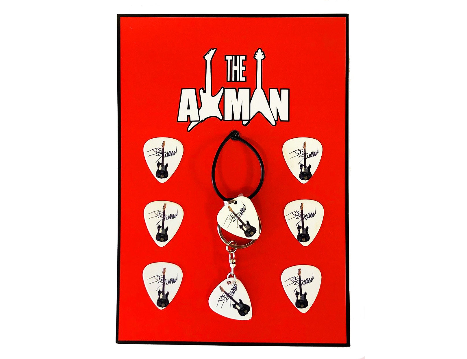 UK SELLER Rick Parfitt Tribute Set Keychain + 4 Plectrums UK SELLER Rick Parfitt Tribute Set Keychain + 4 Plectrums