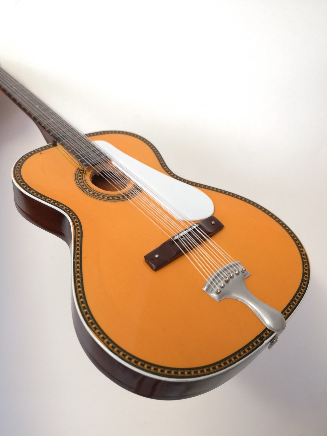 Leadbelly 12 String Acoustic Miniature Guitar Replica Etsy