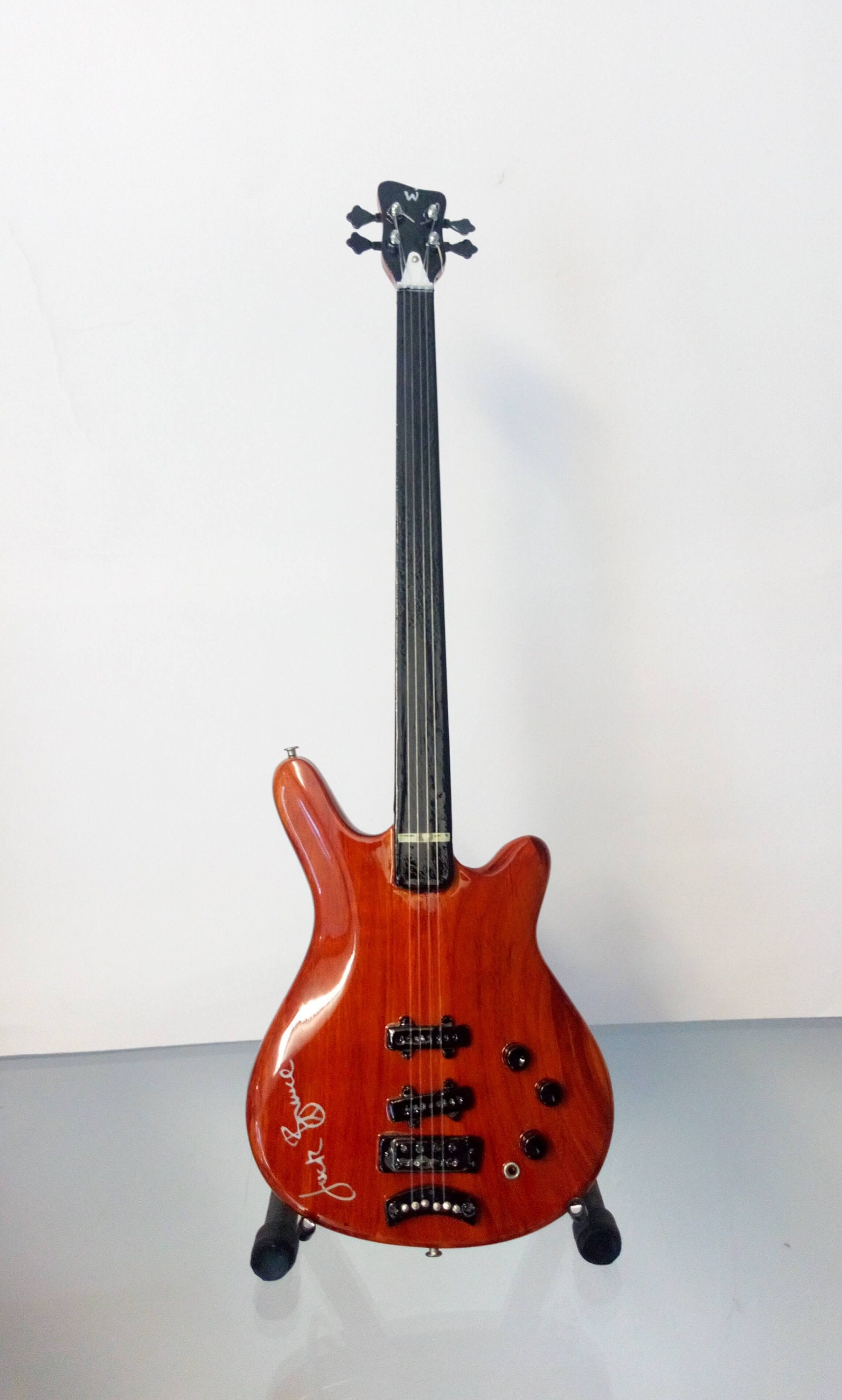 Jack Bruce Cream Signature Bass Miniature Guitar Replica Etsy