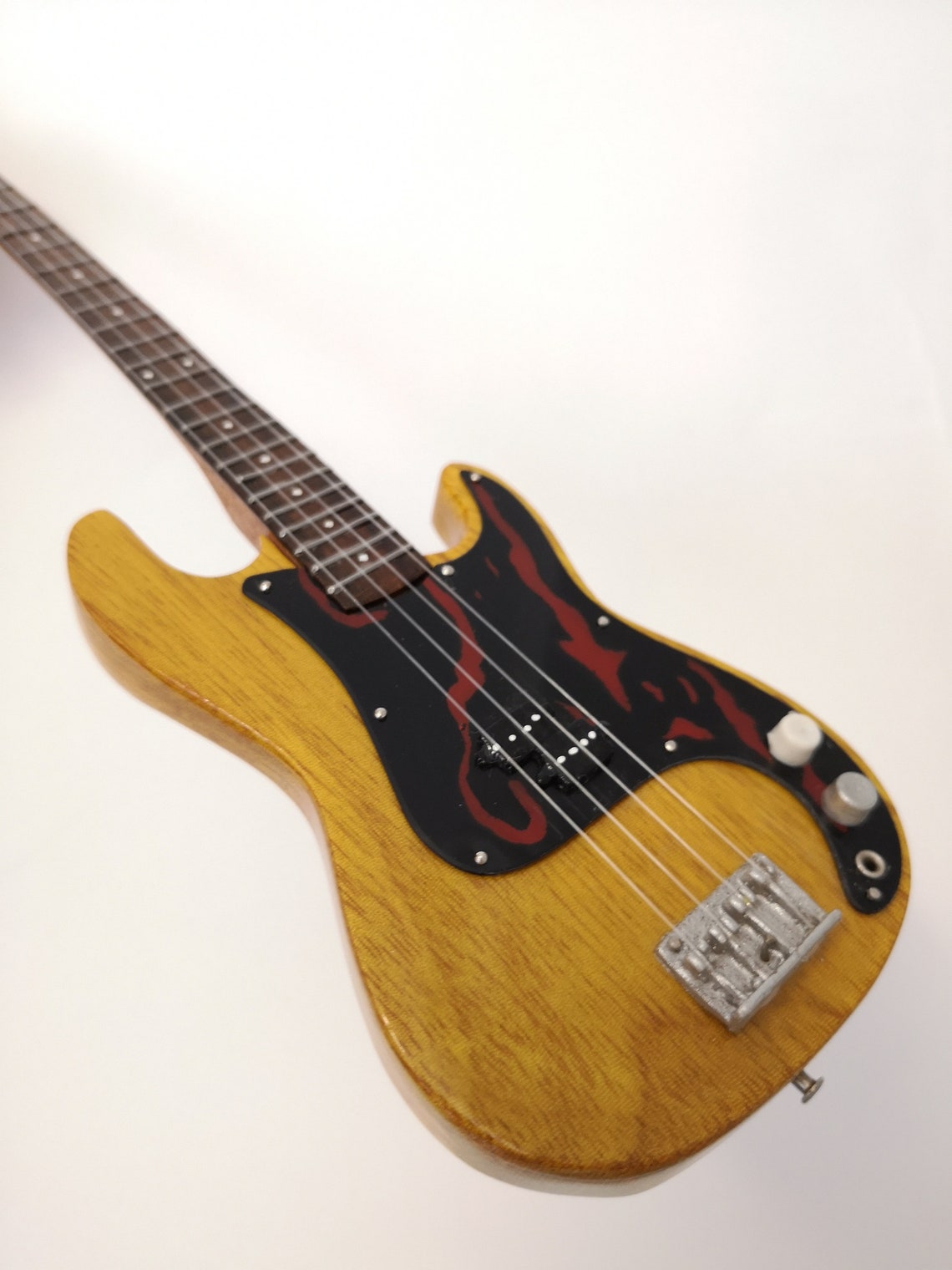 John Deacon Queen Bass Guitar Miniature Guitar Replica Etsy