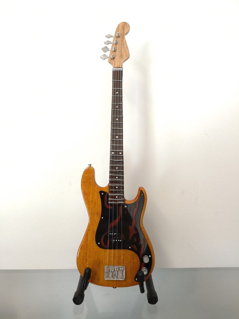 John Deacon Queen Fender Precision Bass Miniature Guitar Etsy