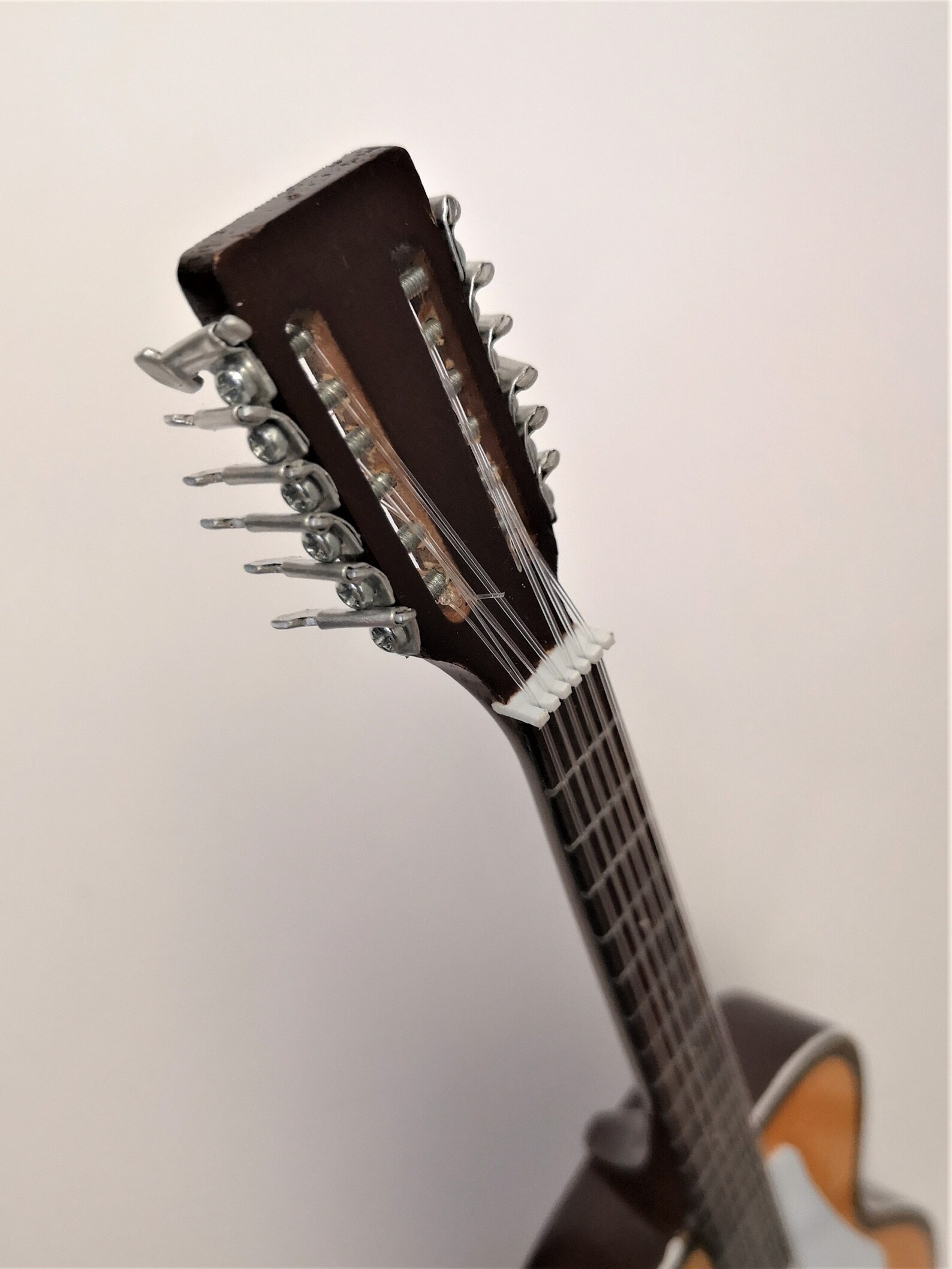 Leadbelly 12 String Acoustic Miniature Guitar Replica Etsy