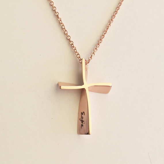 Precious Gem Jewellers 14k Yellow Gold Babys Baptism Engrave Medal Polished Pendant