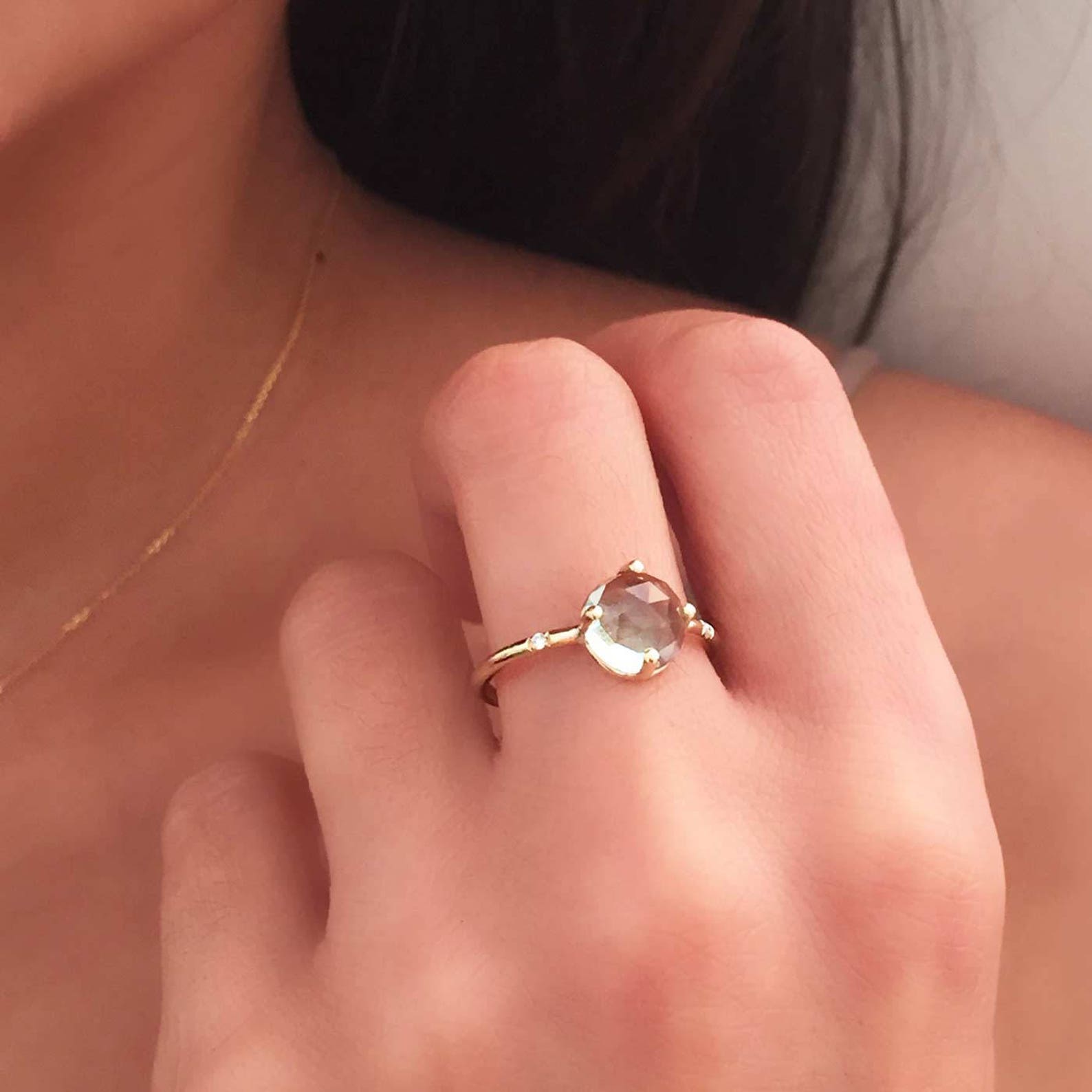 green amethyst engagement ring sets green amethyst engagement ring sets