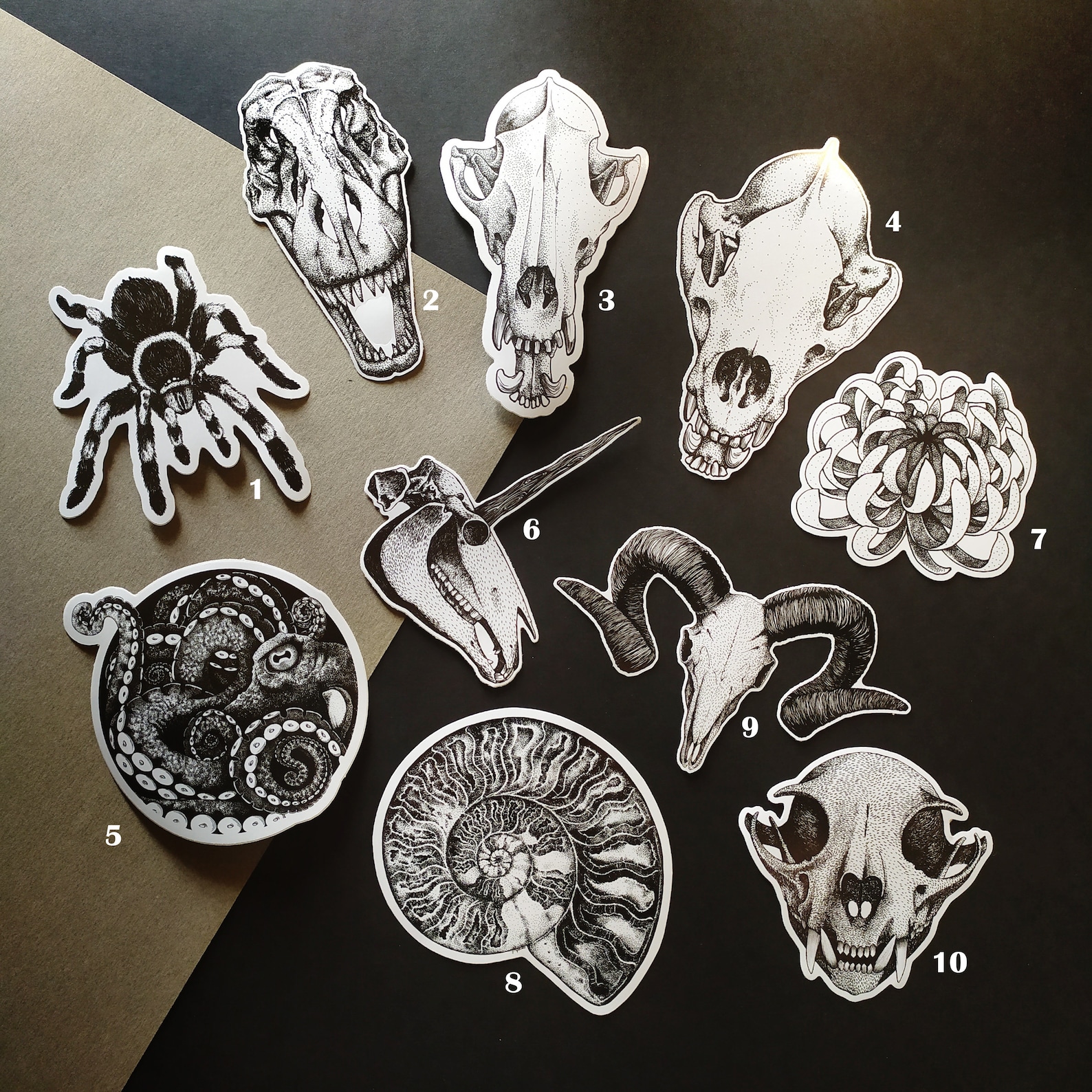 Autocollants stickers Vinyle à l'unité ou en lot sur le Etsy