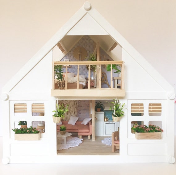 fully furnished dollhouse