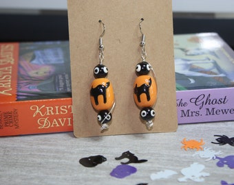 Halloween Cat Earrings