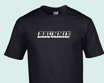 Brummie/Birmingham Slogan Black T-Shirt/Tee