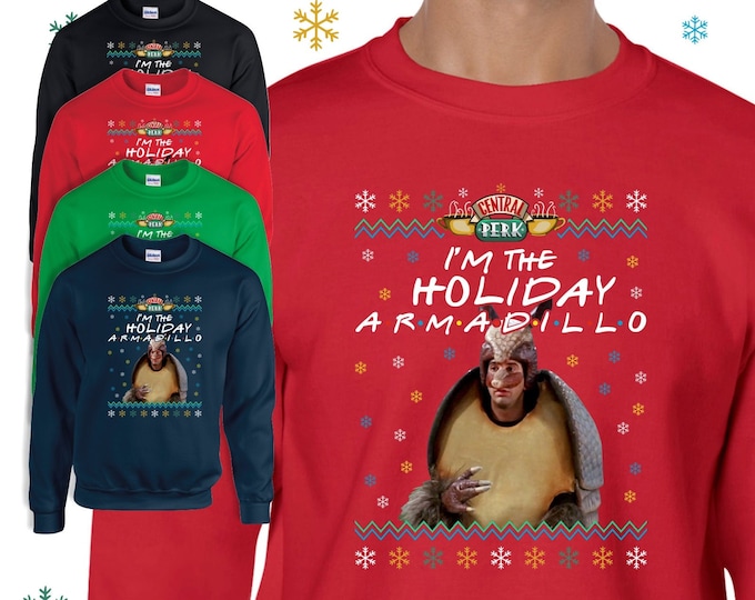 I'm the Holiday Armadillo, Friends TV show inspired jumper