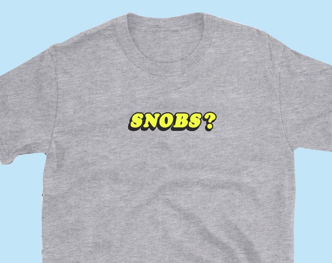 SNOBS printed t-shirt/white/black/blue/grey/pink/navy
