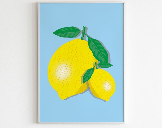 Lemons wall print/art