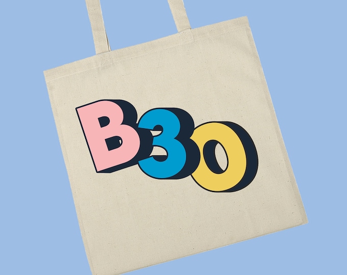 B30 brummie/birmingham printed tote bag