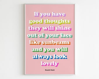 Roald Dahl The Twits Quote Wall Art