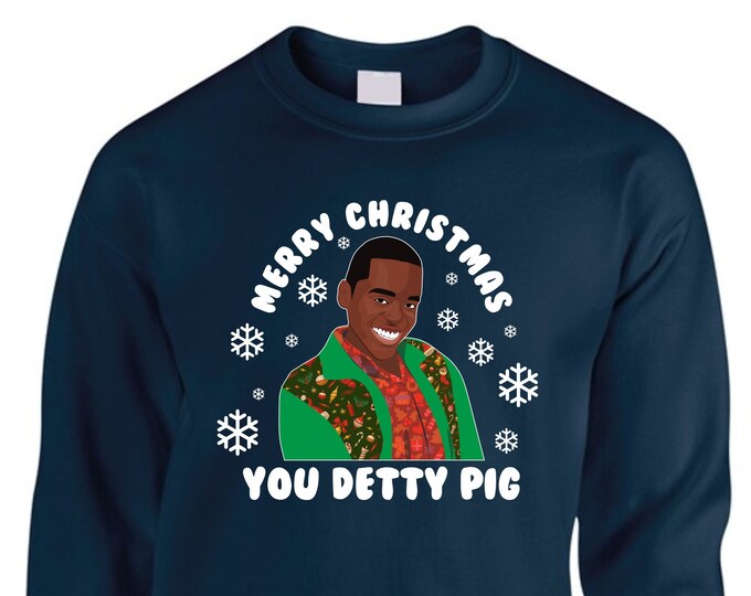 Sex Education - Merry Christmas You Detty Pig - Eric Netflix unisex Christmas jumper/sweatshirt