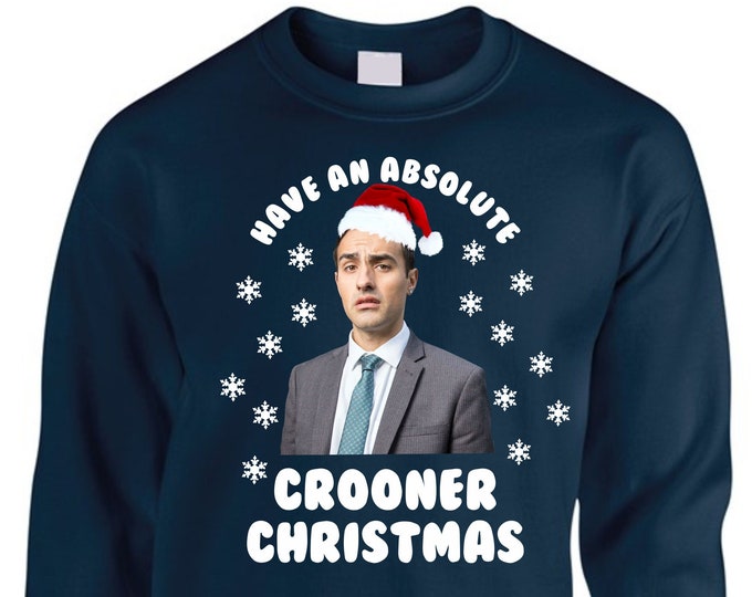 Stath Lets Flats - Crooner Christmas -   Funny Christmas Jumper / Sweatshirt