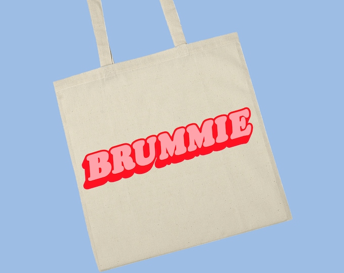 Retro brummie/birmingham printed tote bag