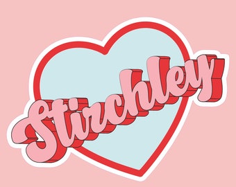 Heart Stirchley brummie/birmingham vinyl sticker