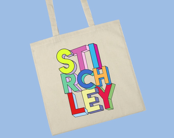 Stirchley brummie/birmingham printed tote bag