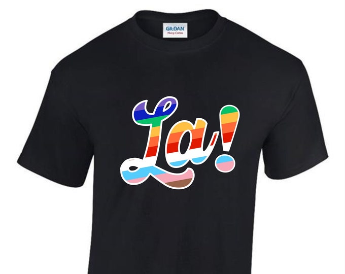 La! It's a Sin Pride Printed - white or black - Unisex T-shirt