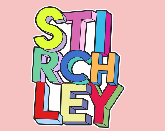 Stirchley brummie/birmingham vinyl sticker