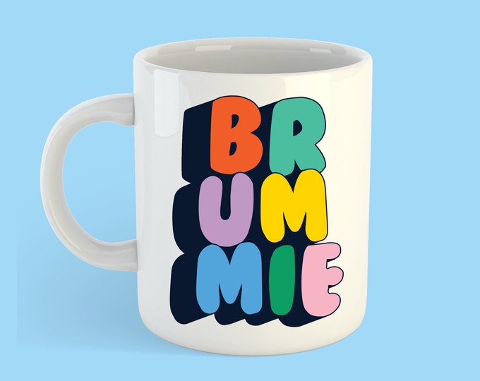 Rainbow brummie/birmingham mug