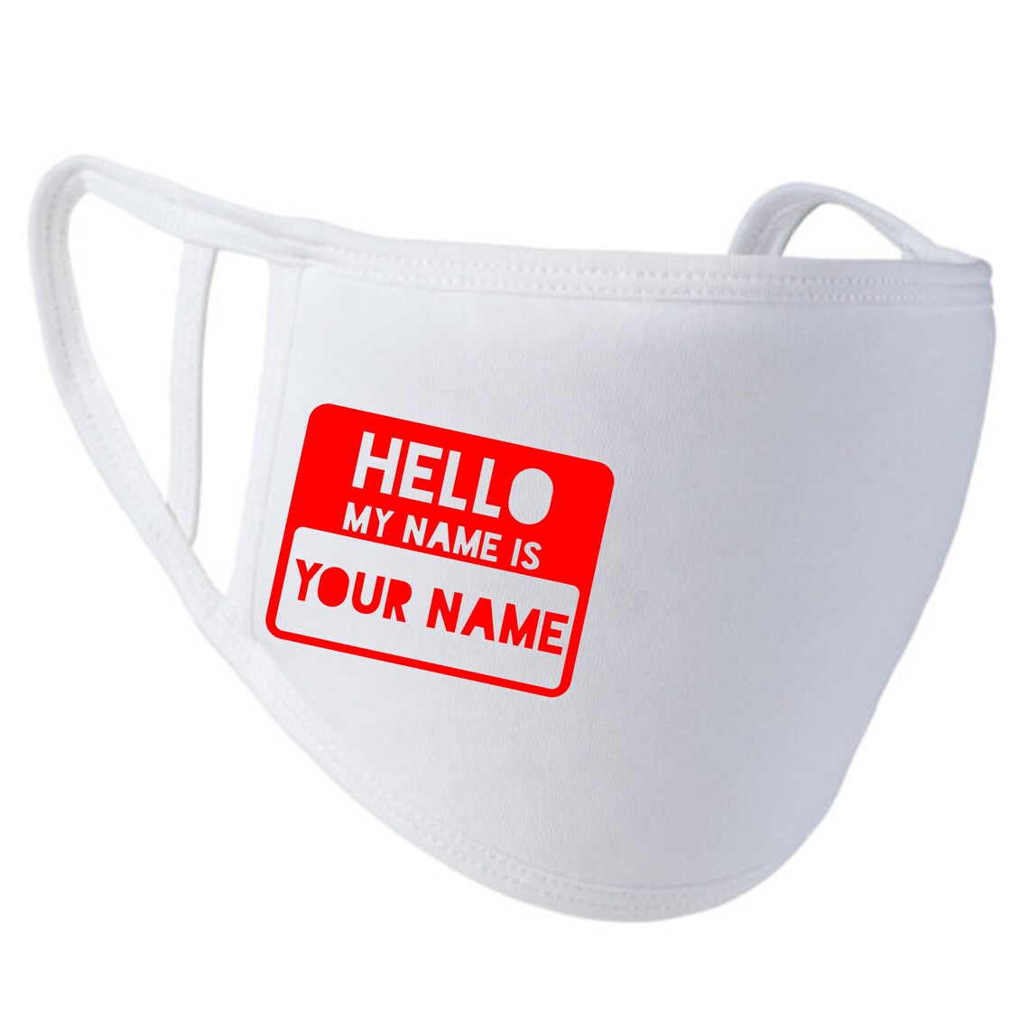 Personalice Name Face Mask Covering Personalizar su nombre Etsy