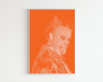 Keith Flint Wall Art | print | digital design | digital art | poster | gift | home decor | prints for walls | wall decor | the prodigy