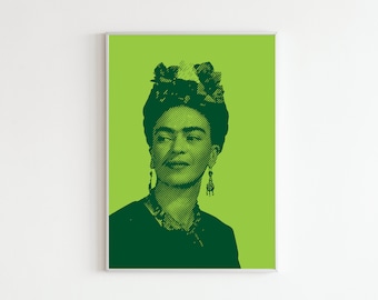 Frida Kahlo Wall Art | print | digital design | digital art | poster | gift | home decor | prints for walls | wall decor | art print