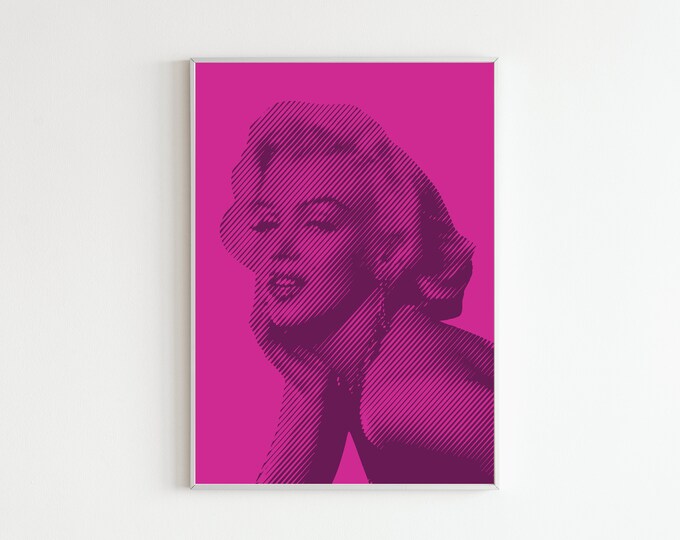 Marilyn Monroe Wall Art | print | digital design | digital art | poster | gift | home decor | prints for walls | wall decor | icon | art