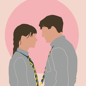 Normal People Sally Rooney BBC Wall Print/decor/illustration - Etsy UK