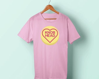 Love hearts knob head T-Shirt | unisex | ladies | mens | printed tshirt | tee | graphic | heart | gift | funny | sweets