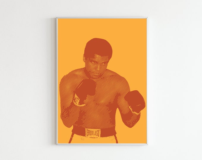 Muhammad Ali Wall Art | print | digital design | digital art | poster | gift | home decor | prints for walls | wall decor | art print | ali