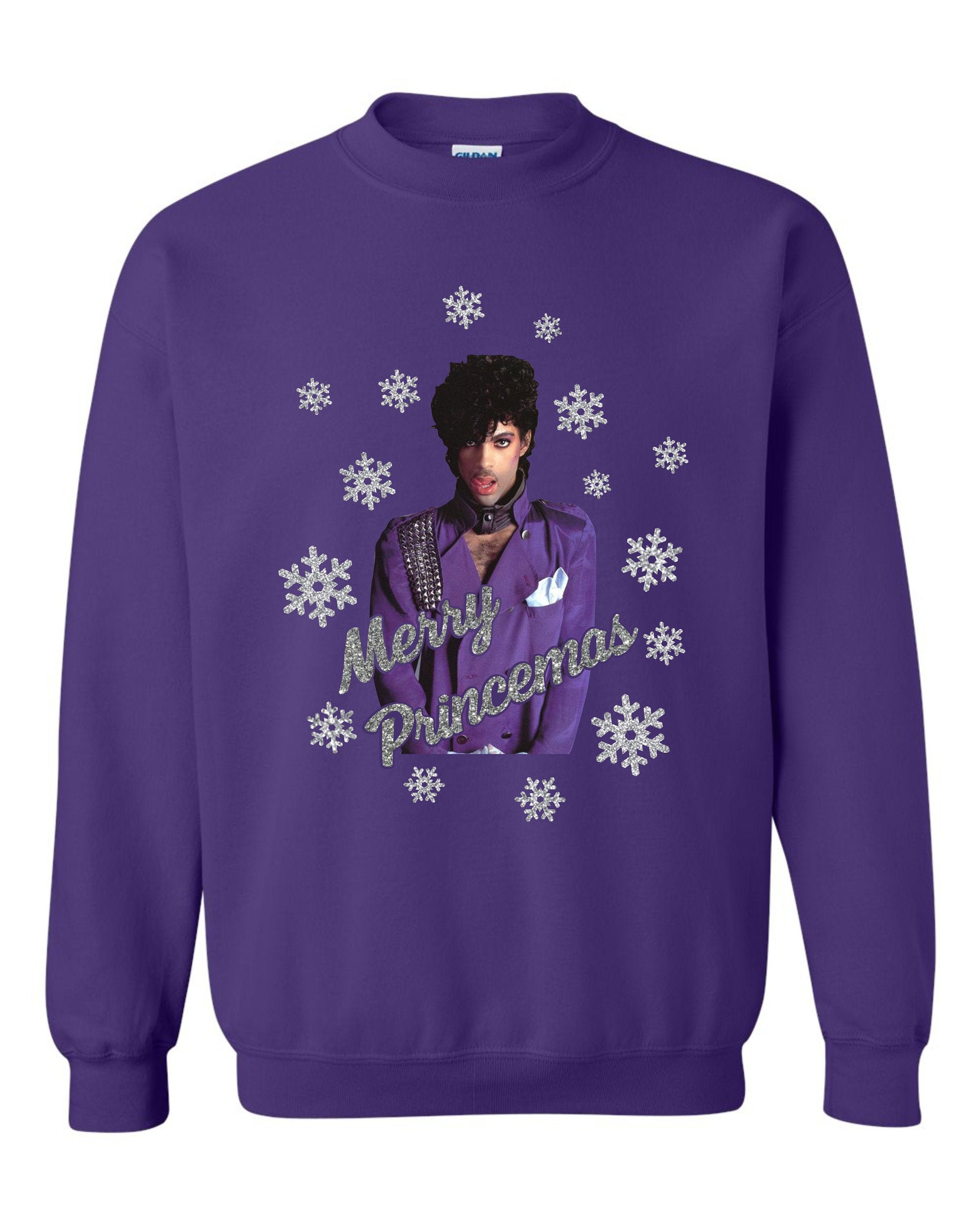 purple glitter jumper