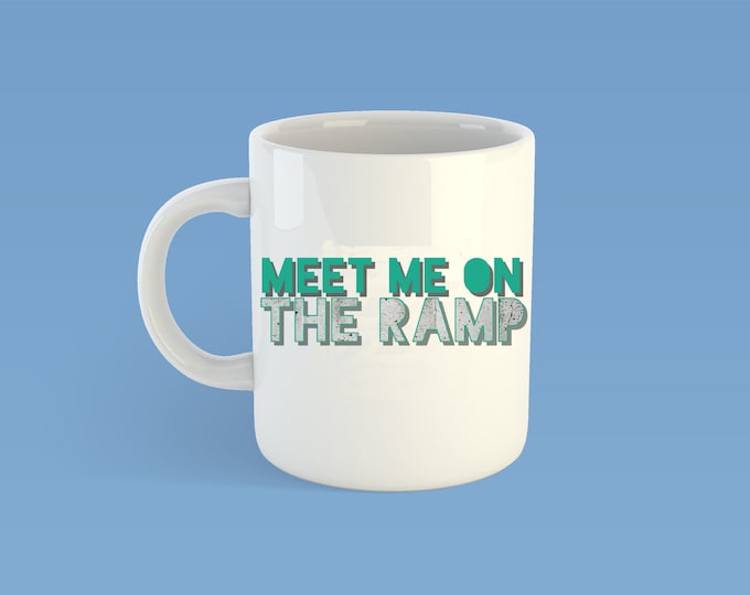 Meet Me On The Ramp Brummie/Birmingham Saying mug - Mint / Pink / Mustard / Monochrome / Blue