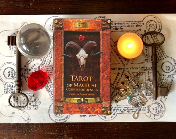 Tarot of Magical Correspondences Kabbalistic Cards Unique - Etsy