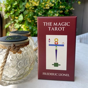Das magische Tarot. 22 Karten Major Arcana. Einzigartiges Tarot-Deck. Okkulte Tarotkarten zur Wahrsagerei und Meditation.