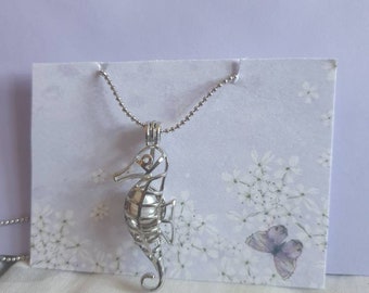 10PCS Silver Tone Horse Shaped Pearl Cage Beads Locket Pendant Fit DIY Necklace 10PCS Silver Tone Horse Shaped Pearl Cage Beads Locket Pendant Fit DIY Necklace