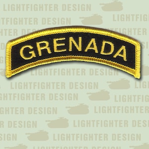 Grenada CVMA Style Embroidered Patch: Operation Urgent Fury, 82nd Airborne