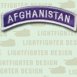 Purple Heart Afghanistan Tab: Combat Wounded, OEF