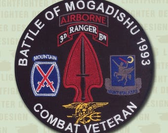 Battle of Mogadishu Somalia Tab TF Ranger CVMA Style Black Hawk Down