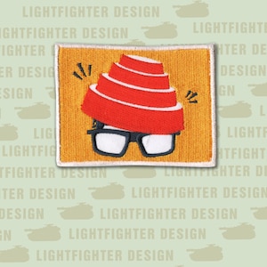 New Wave Music - Alternative 80s - Synth Pop - 4&quot; X 3&quot; embroidered Patch - Devo - New Wave - 80s Music - Alternative 1980s - Wax Backing