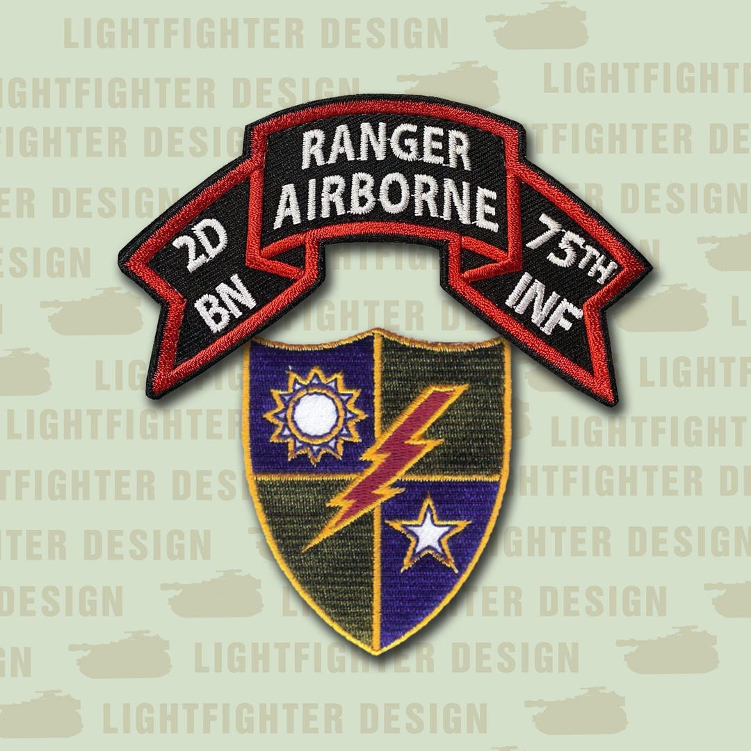 Army Ranger Tab And Scroll
